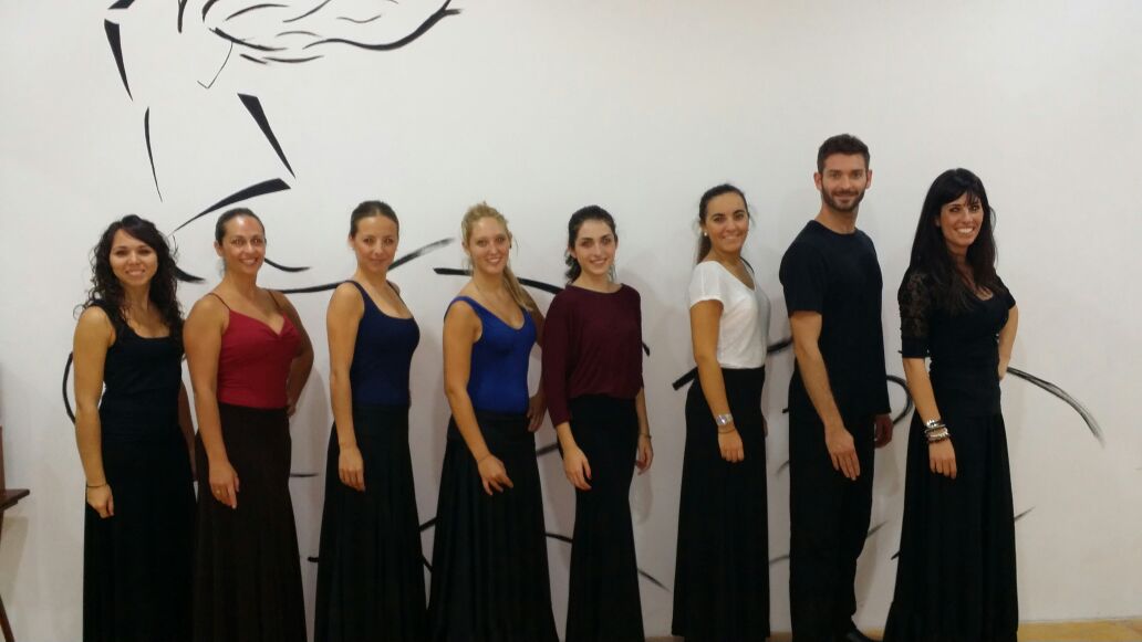 grupo flamenco iniciación-medio